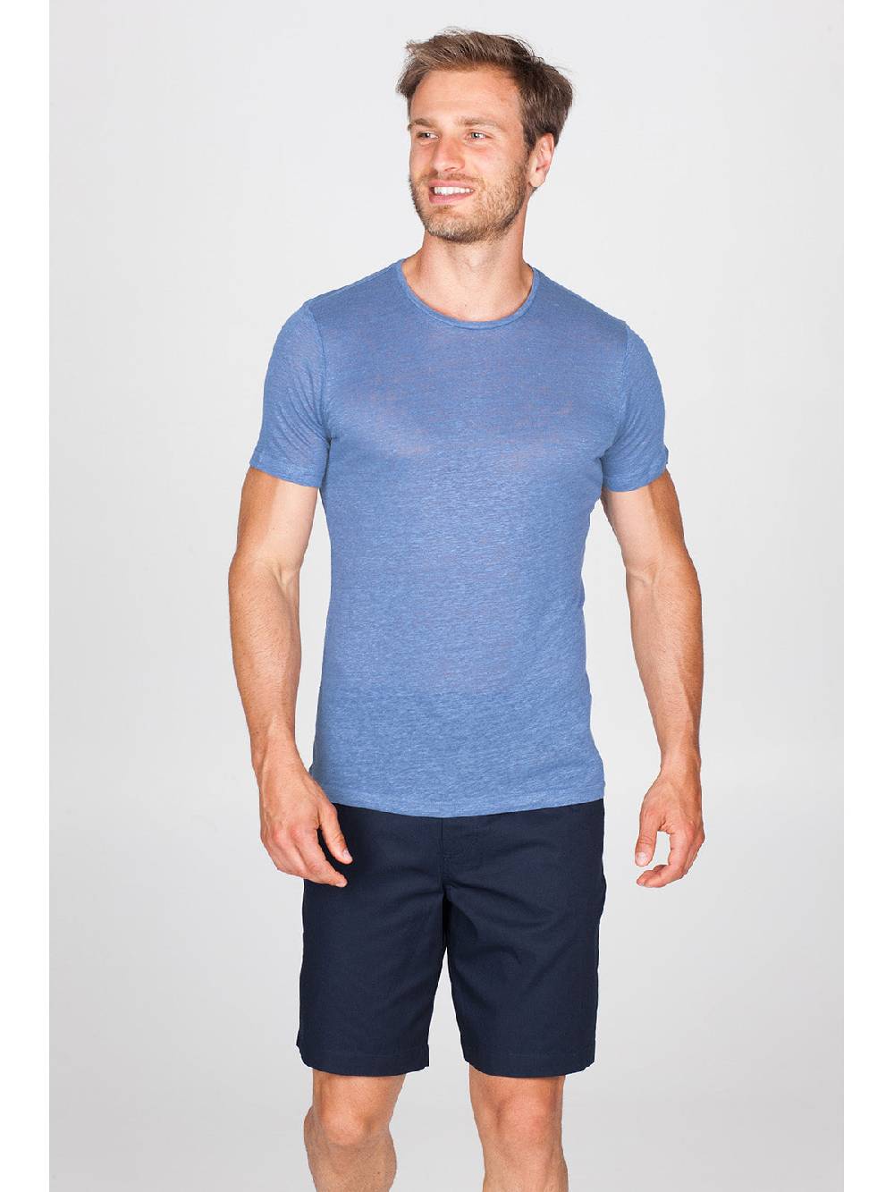 Julipet T-shirt in ricercato e fresco puro lino Nuova