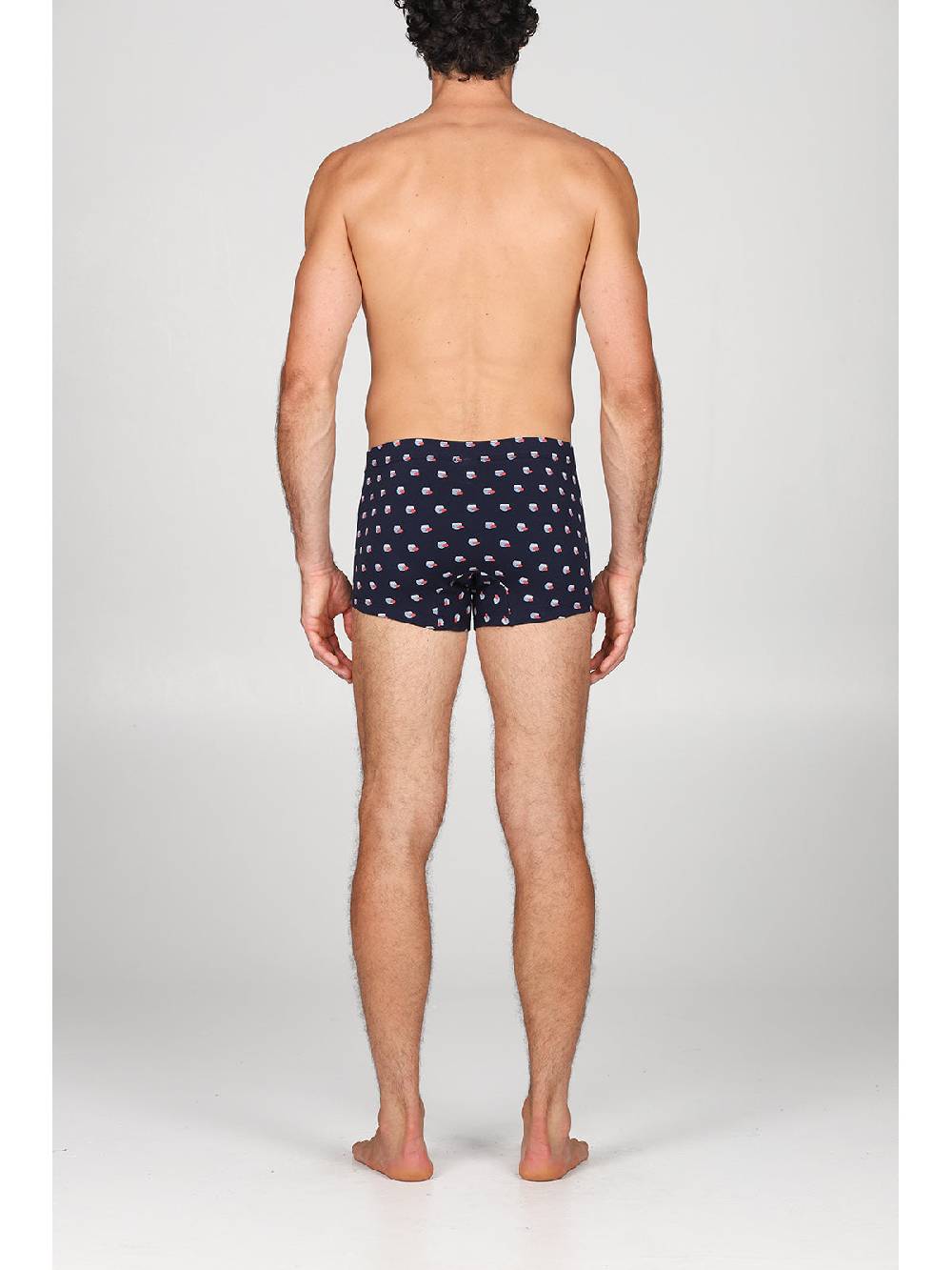 Julipet Boxer comfort in cotone bielastico, disegni "pesci" Saldi Di Fabbrica