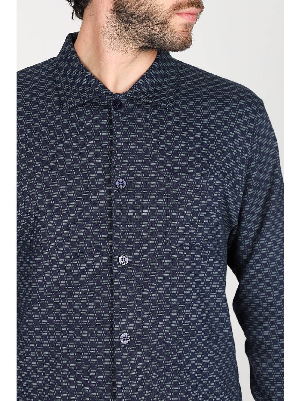 Julipet Pigiama cardigan in caldo interlock di puro cotone Nuova