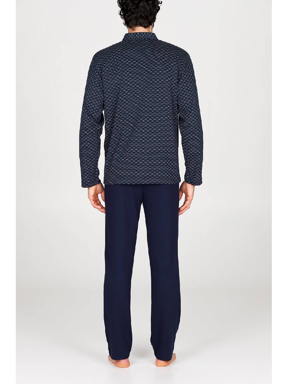 Julipet Pigiama cardigan in caldo interlock di puro cotone Nuova