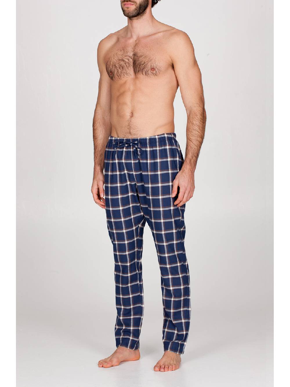 Julipet Pantalone in calda flanella di puro cotone Moda