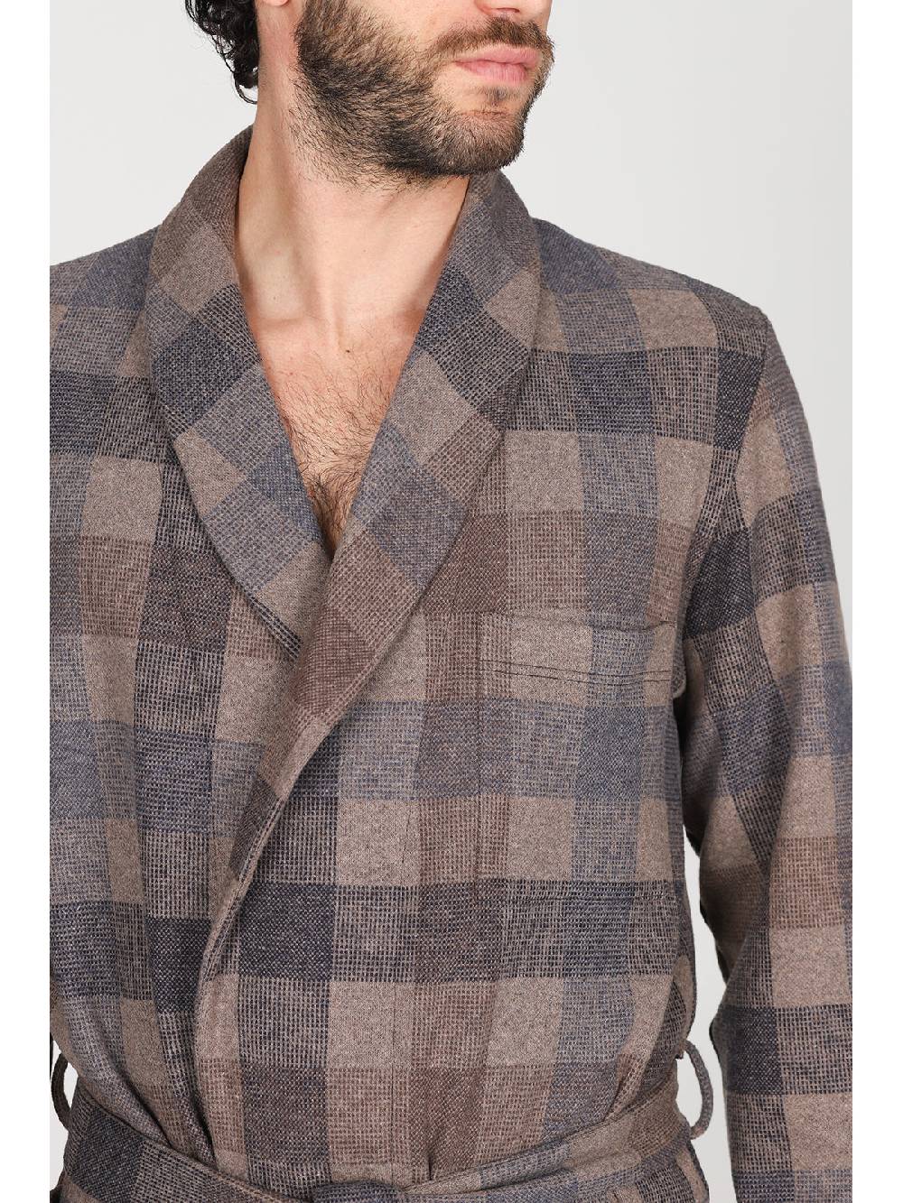Julipet Giacca da camera in confortevole jacquard di cotone Italy