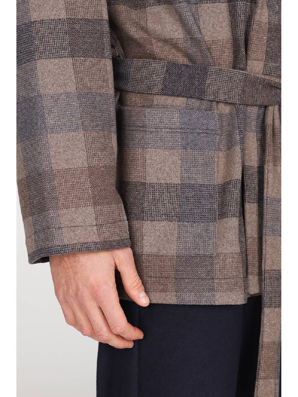 Julipet Giacca da camera in confortevole jacquard di cotone Italy