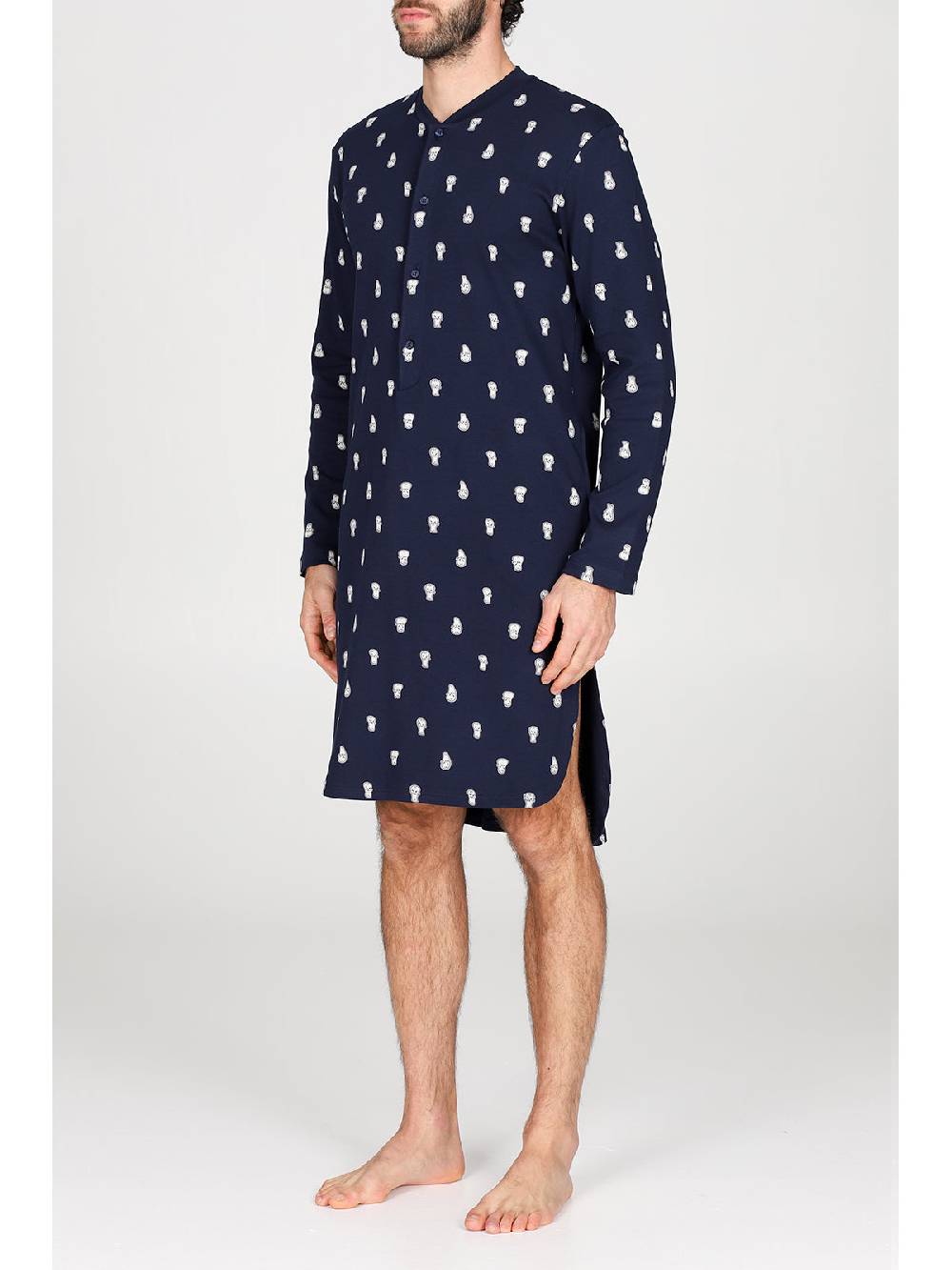 Julipet Camicia da notte Artist Edition, in caldo interlock di puro cotone 2025