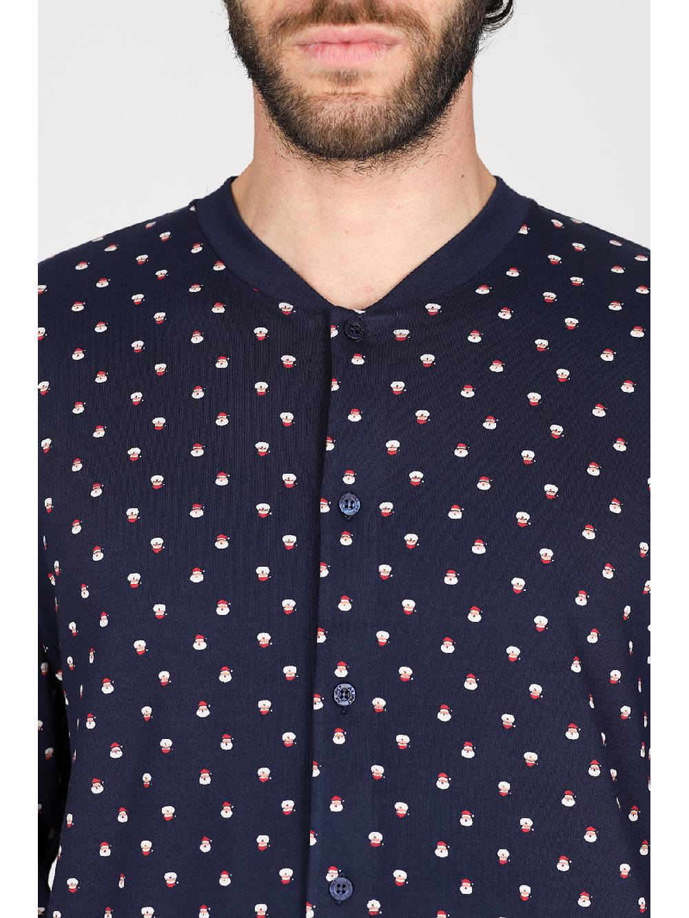 Julipet Camicia da notte in caldo interlock di puro cotone In Linea