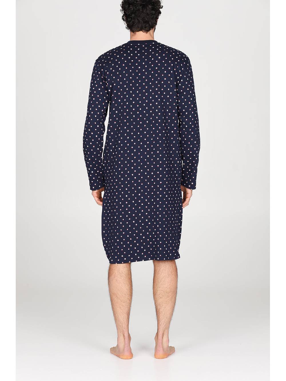 Julipet Camicia da notte in caldo interlock di puro cotone In Linea