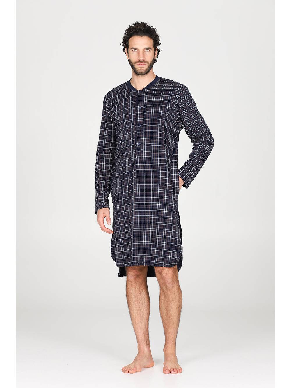 Julipet Camicia da notte in caldo interlock di puro cotone Qualità