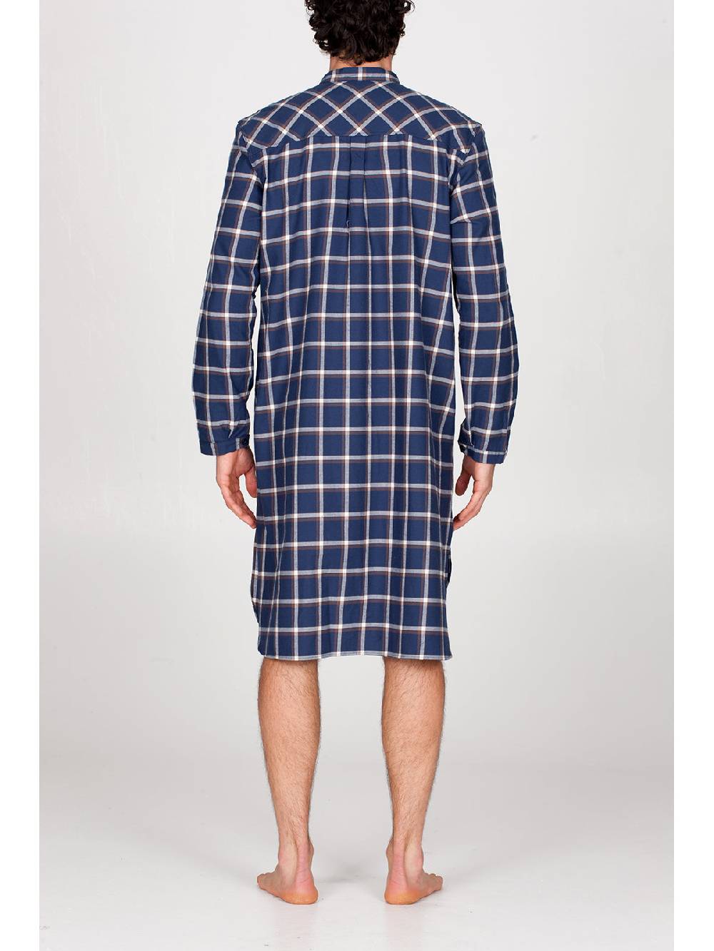 Julipet Camicia da notte in calda flanella di puro cotone Convenienza