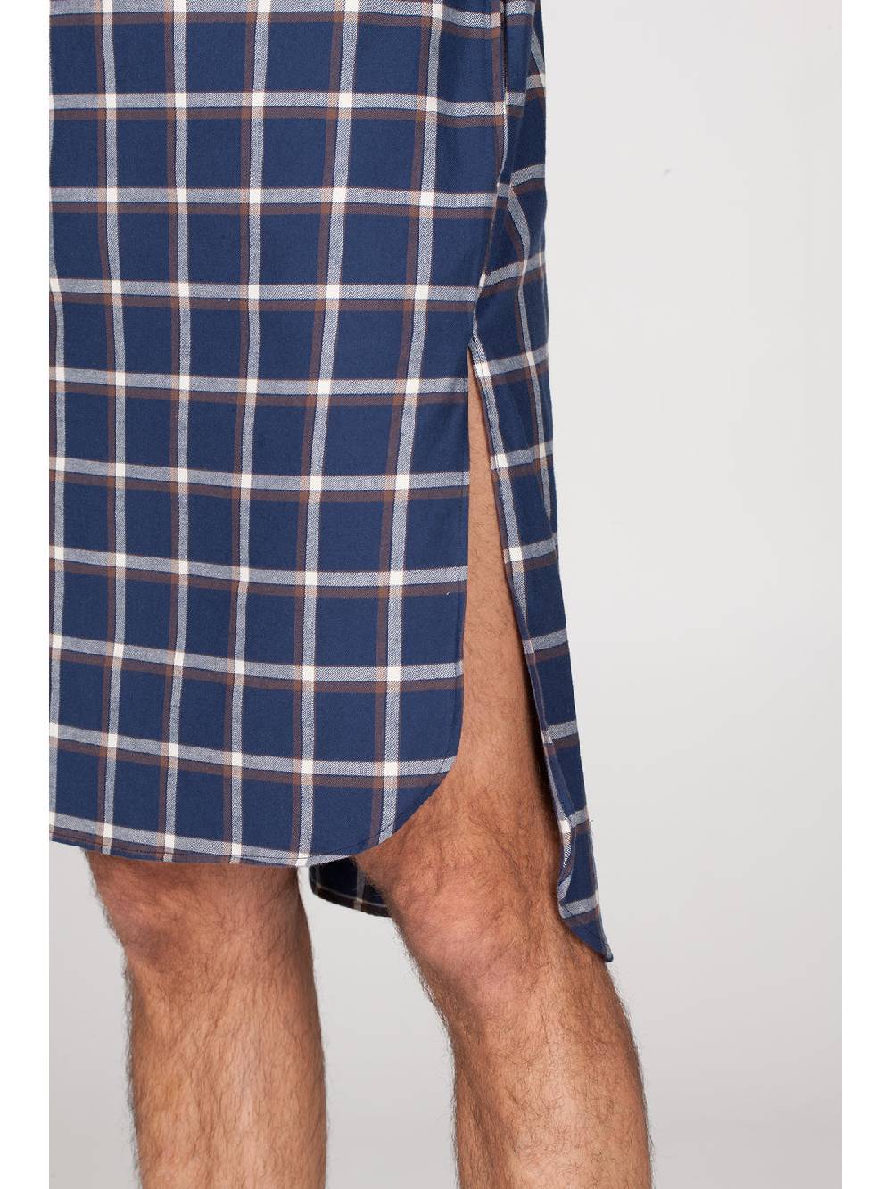 Julipet Camicia da notte in calda flanella di puro cotone Convenienza