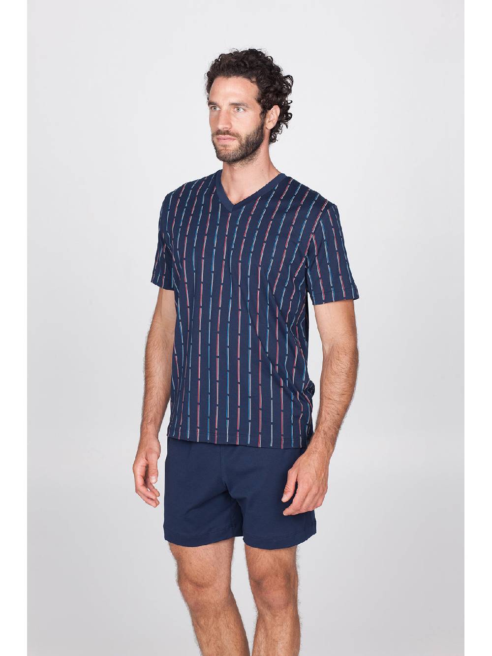 Julipet Pigiama v in leggerissimo jersey di puro cotone Offerte