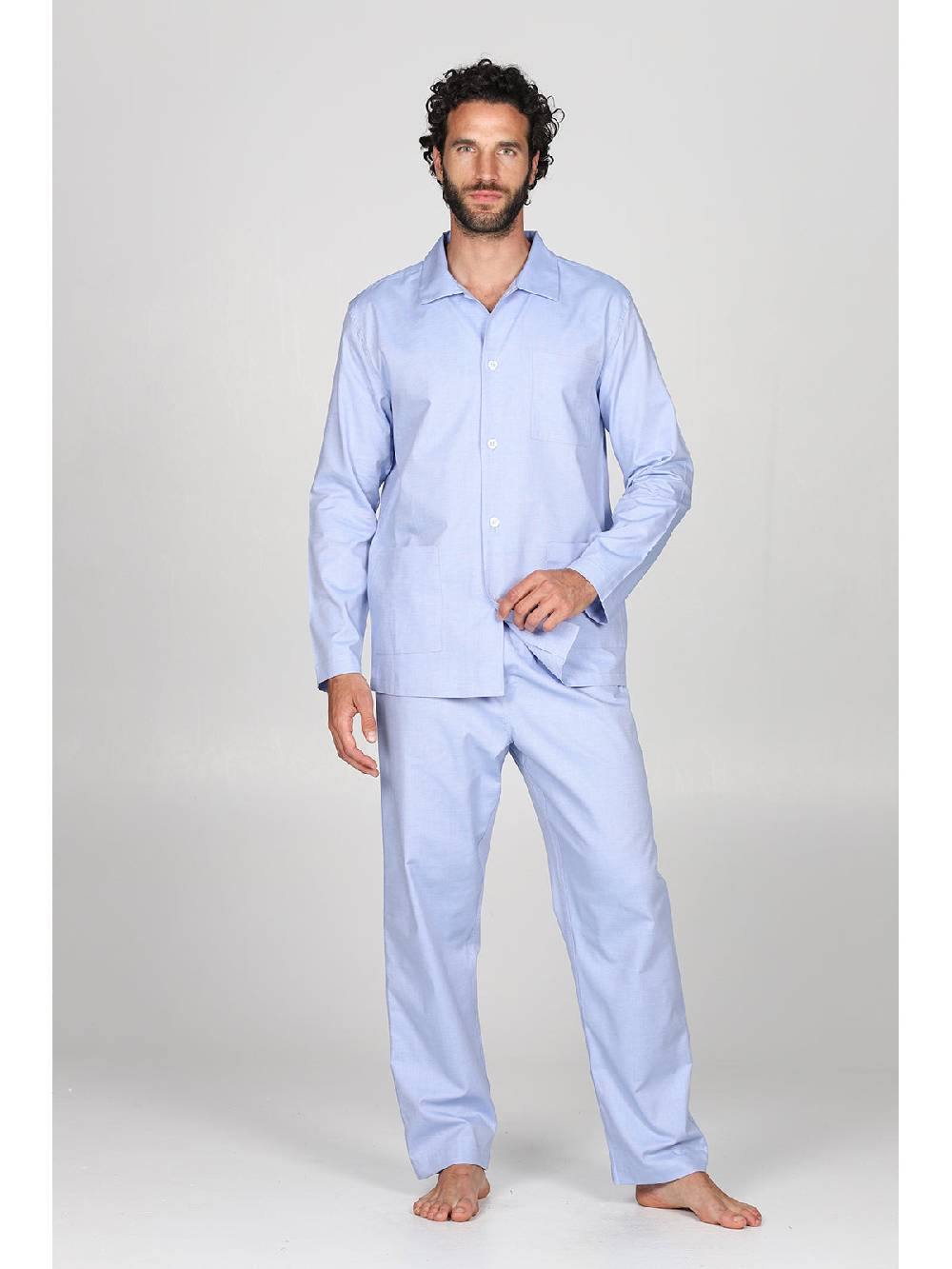 Julipet Pigiama cardigan in pregiato popeline, vestibilità impeccabile In Saldo