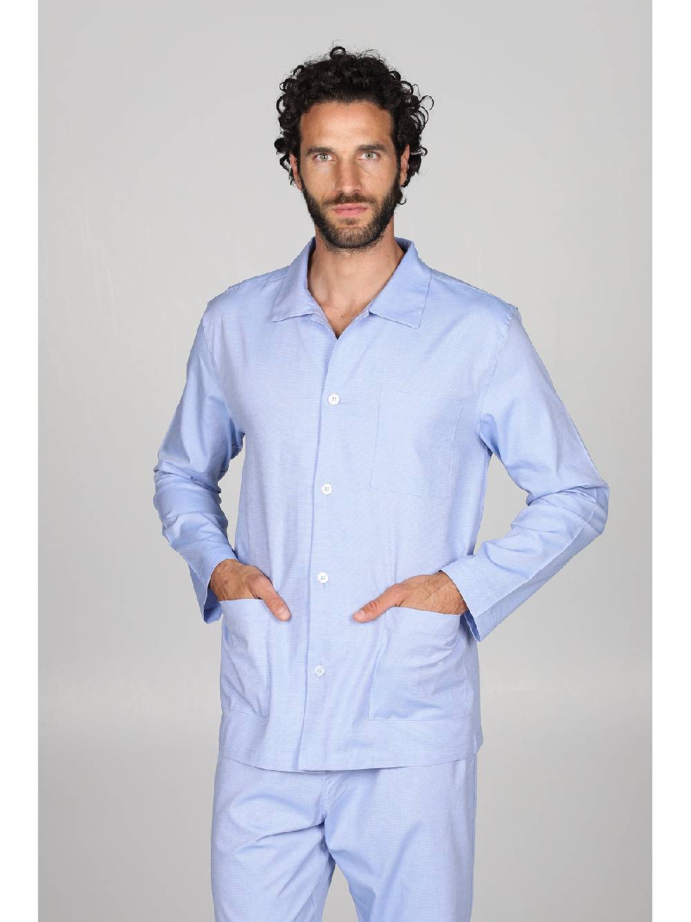 Julipet Pigiama cardigan in pregiato popeline, vestibilità impeccabile In Saldo