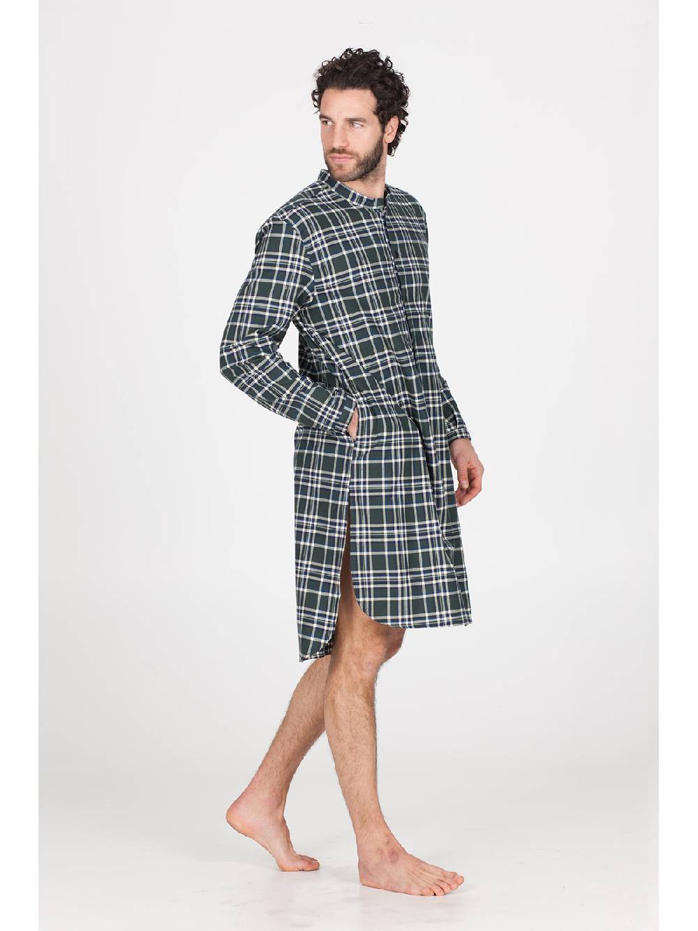Julipet Camicia da notte in calda flanella di puro cotone Hotsell