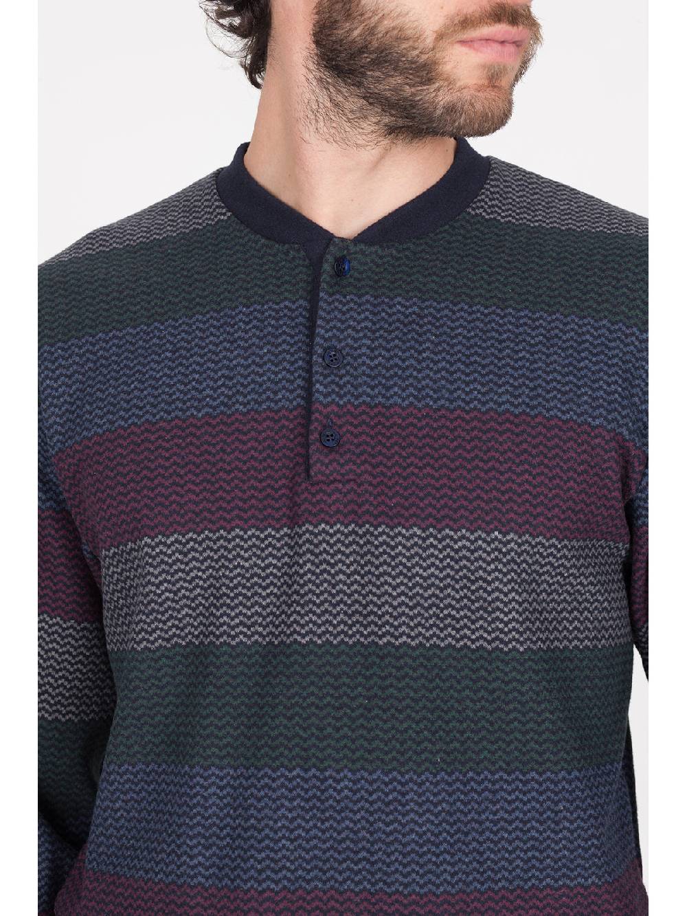 Julipet Pigiama in caldo jacquard di cotone Spedizione Gratuita
