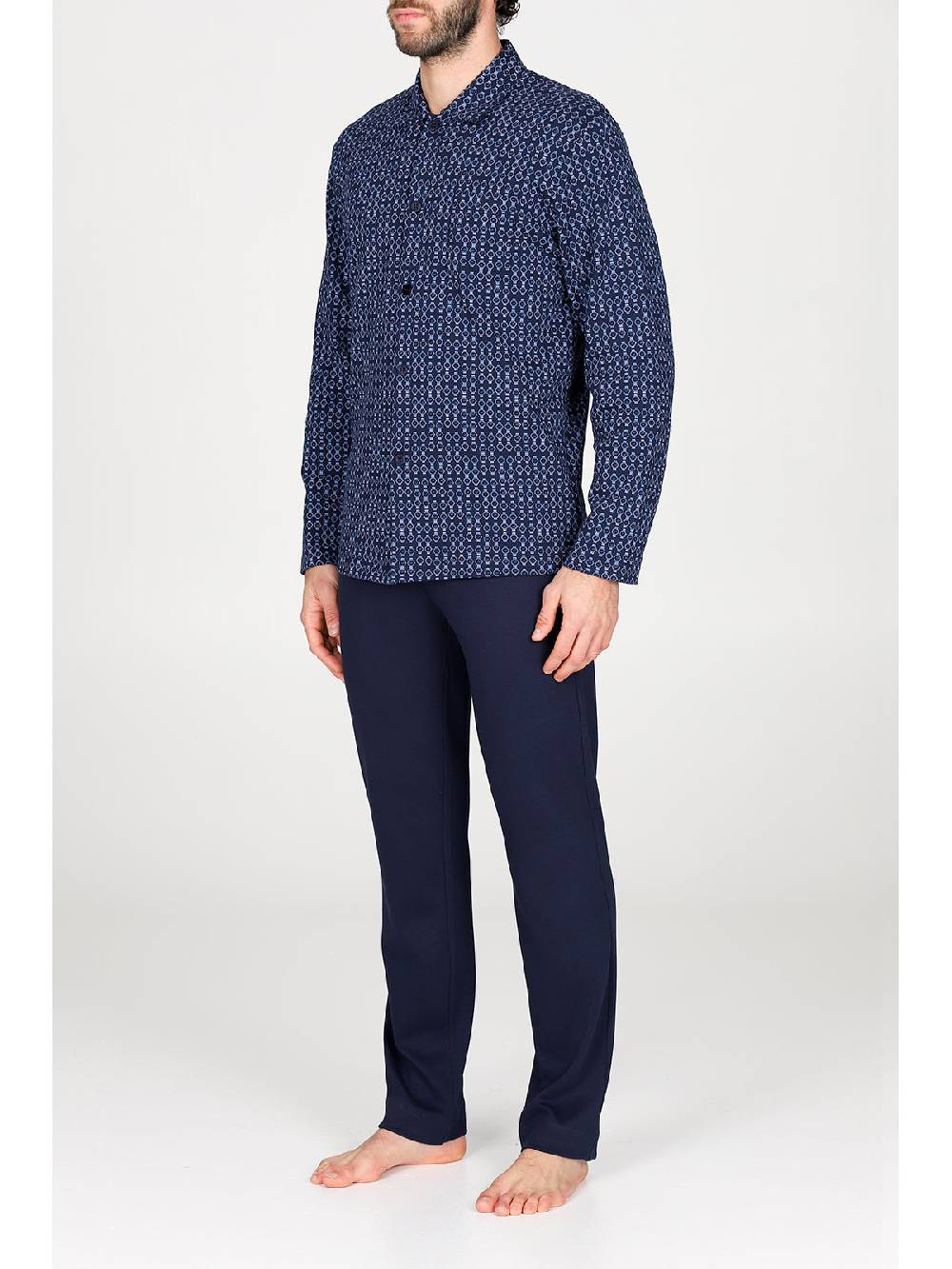 Julipet Pigiama cardigan Artist Edition, in caldo interlock di puro cotone Moda