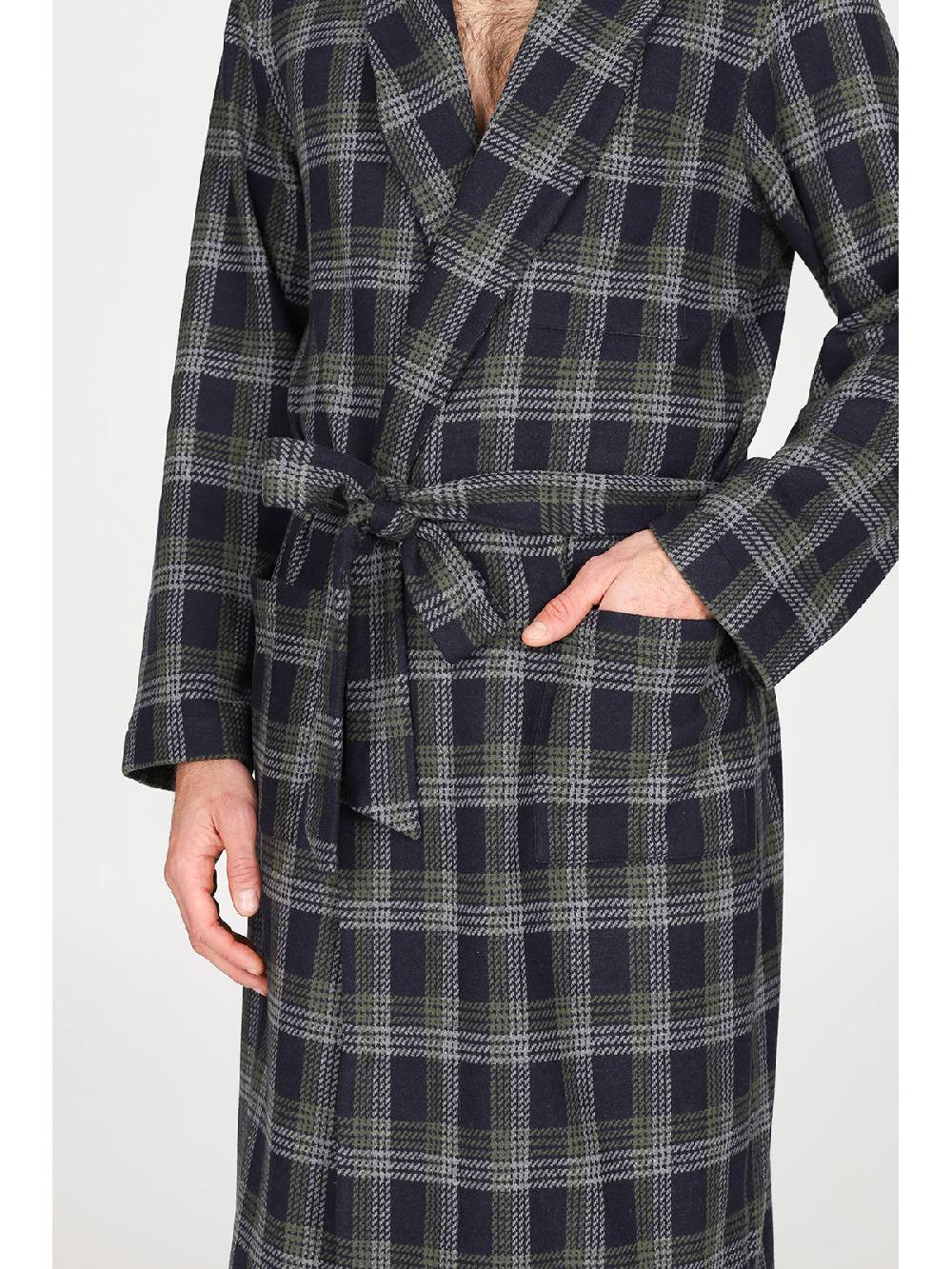 Julipet Vestaglia in confortevole jacquard di cotone In Linea