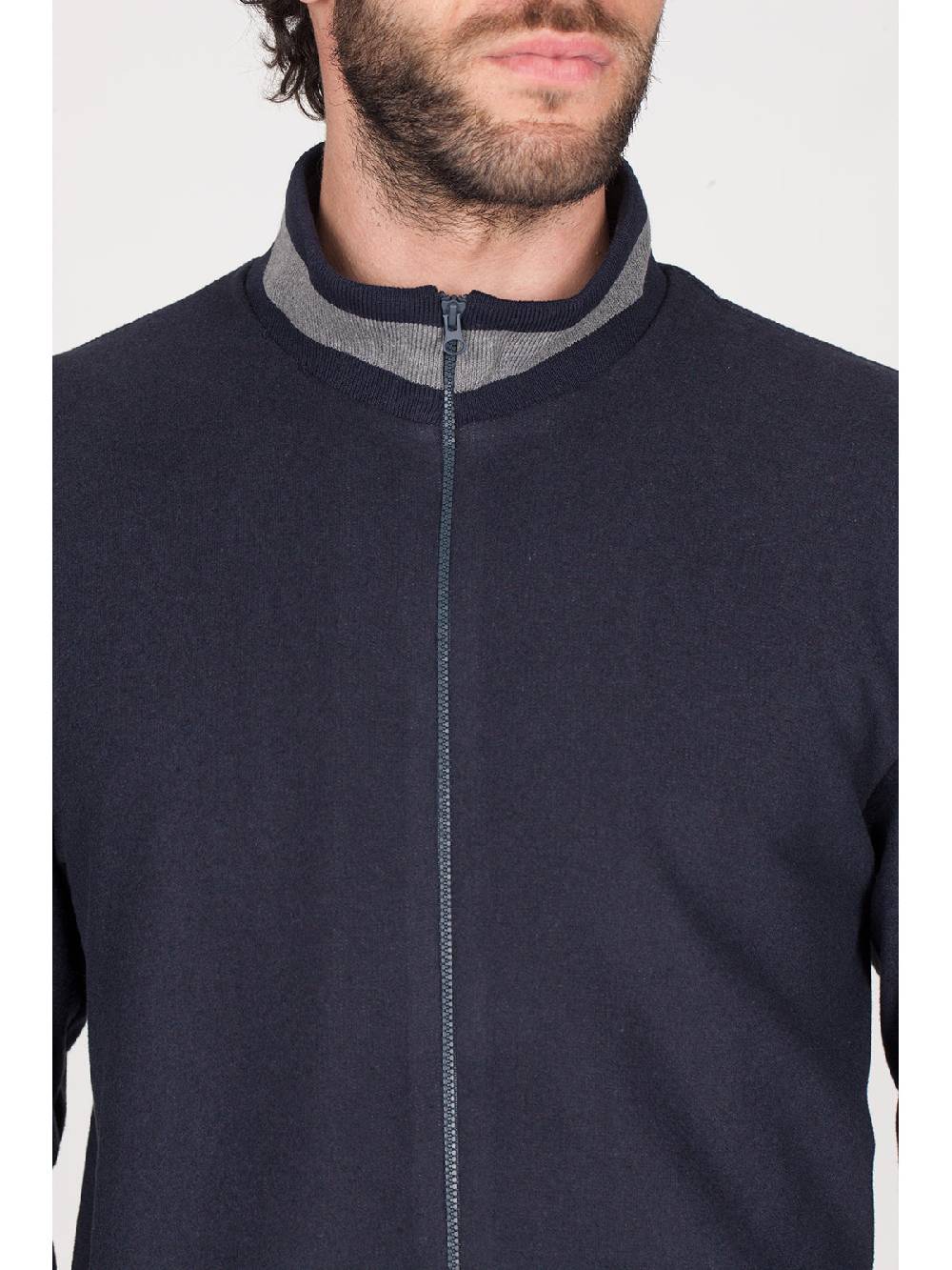 Julipet Tuta con zip in confortevole jacquard punto Milano Pezzi Unici