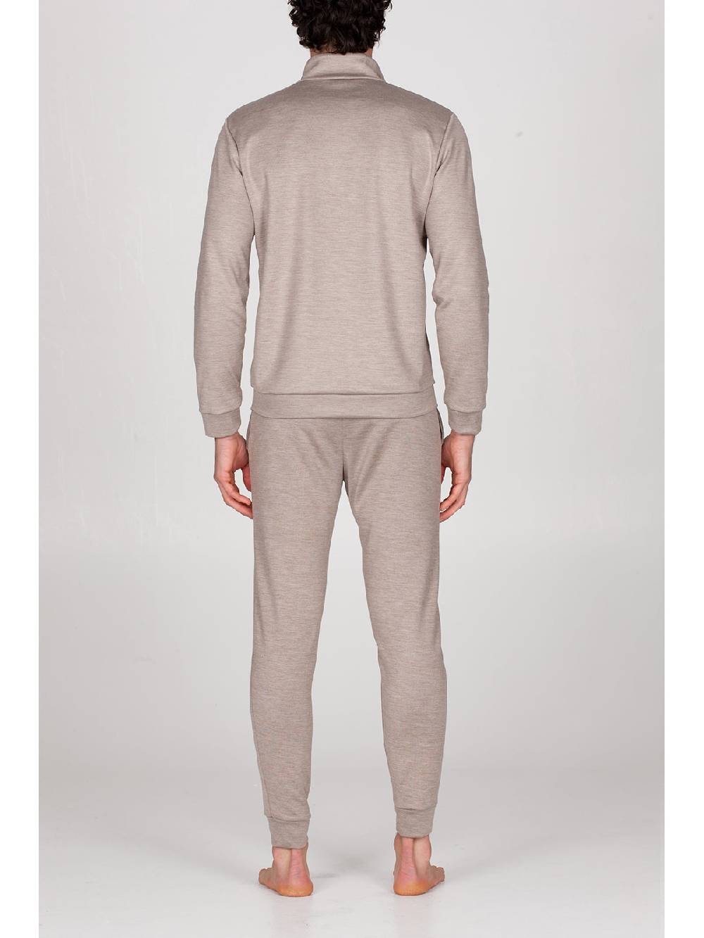 Julipet Pigiama con zip in double jersey seta e cotone Negozi Online