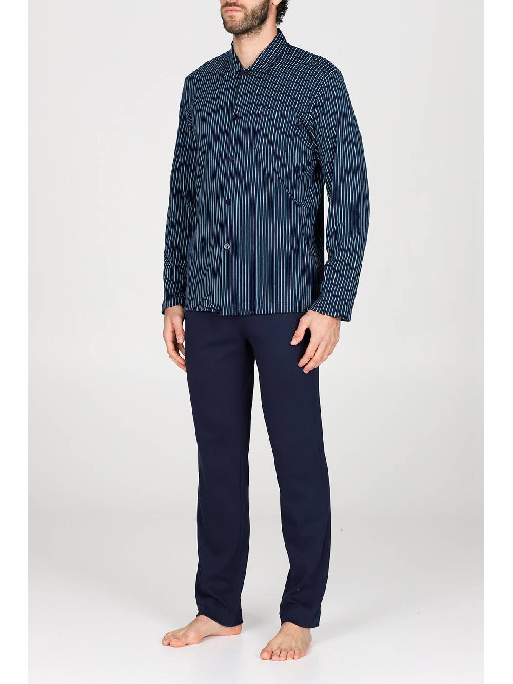 Julipet Pigiama cardigan in caldo interlock di puro cotone Acquista Ora