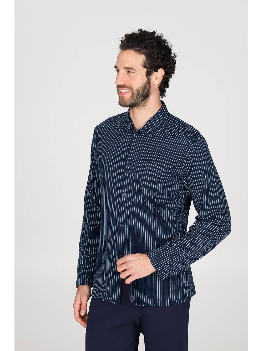 Julipet Pigiama cardigan in caldo interlock di puro cotone Acquista Ora