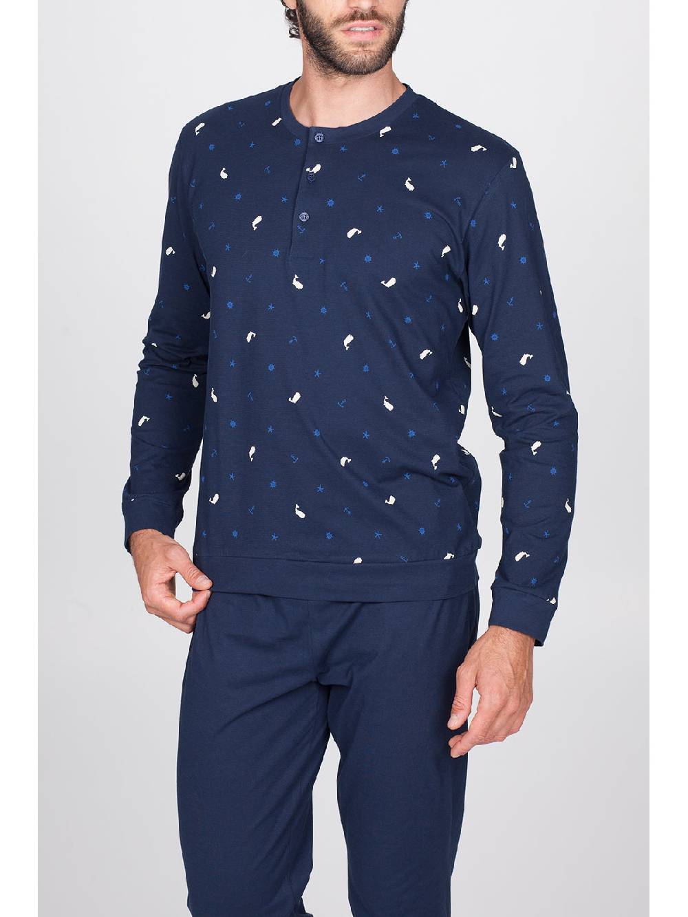 Julipet Pigiama in traspirante jersey di puro cotone s/z Shopping online