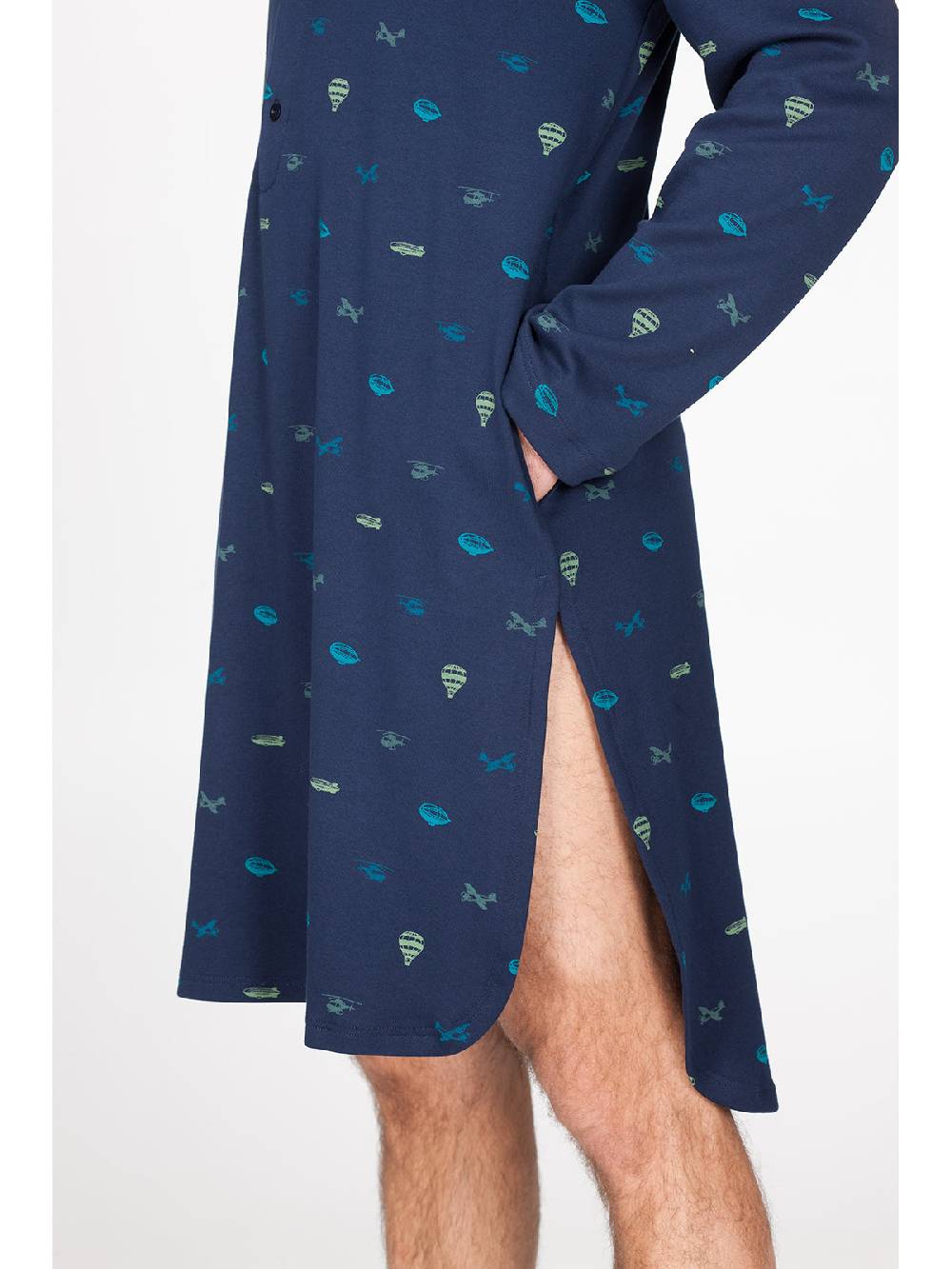 Julipet Camicia da notte in morbido interlock di puro cotone Offerta Giorno del Papà