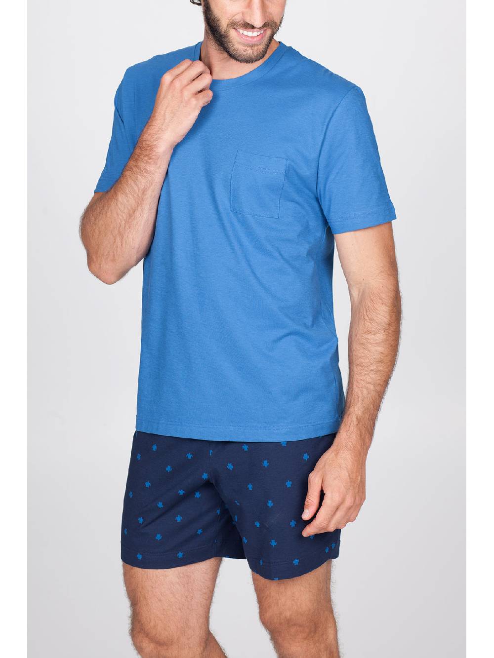 Julipet Pigiama corto artist edition in leggero jersey di puro cotone Comprane uno, ottenene uno gratis
