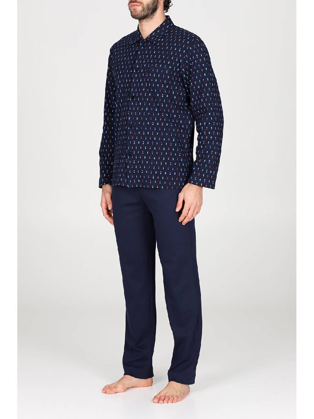 Julipet Pigiama cardigan in caldo interlock di puro cotone Ultimi tre giorni