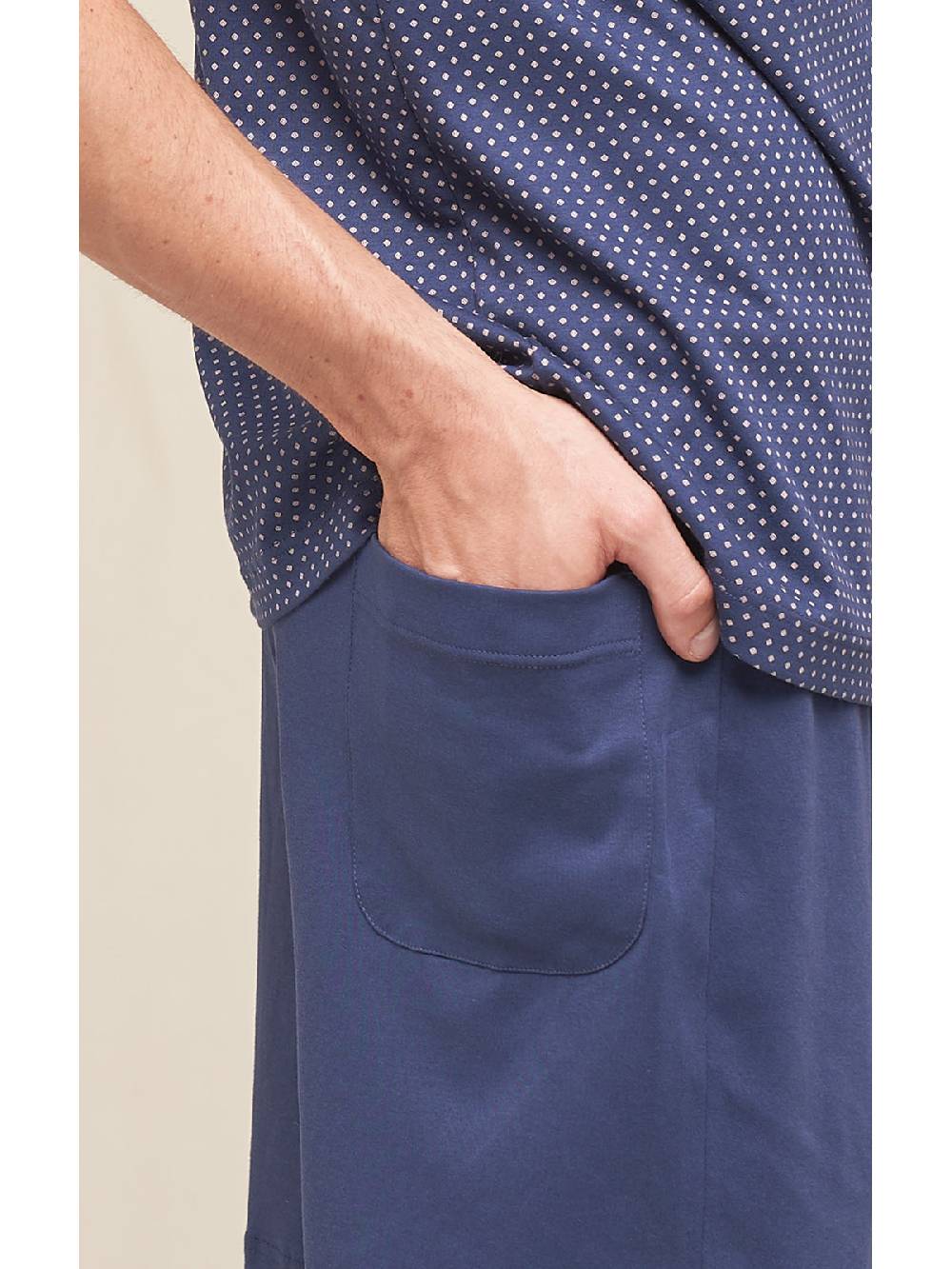 Julipet Pigiama corto in leggero interlock di puro cotone stampato Negozio