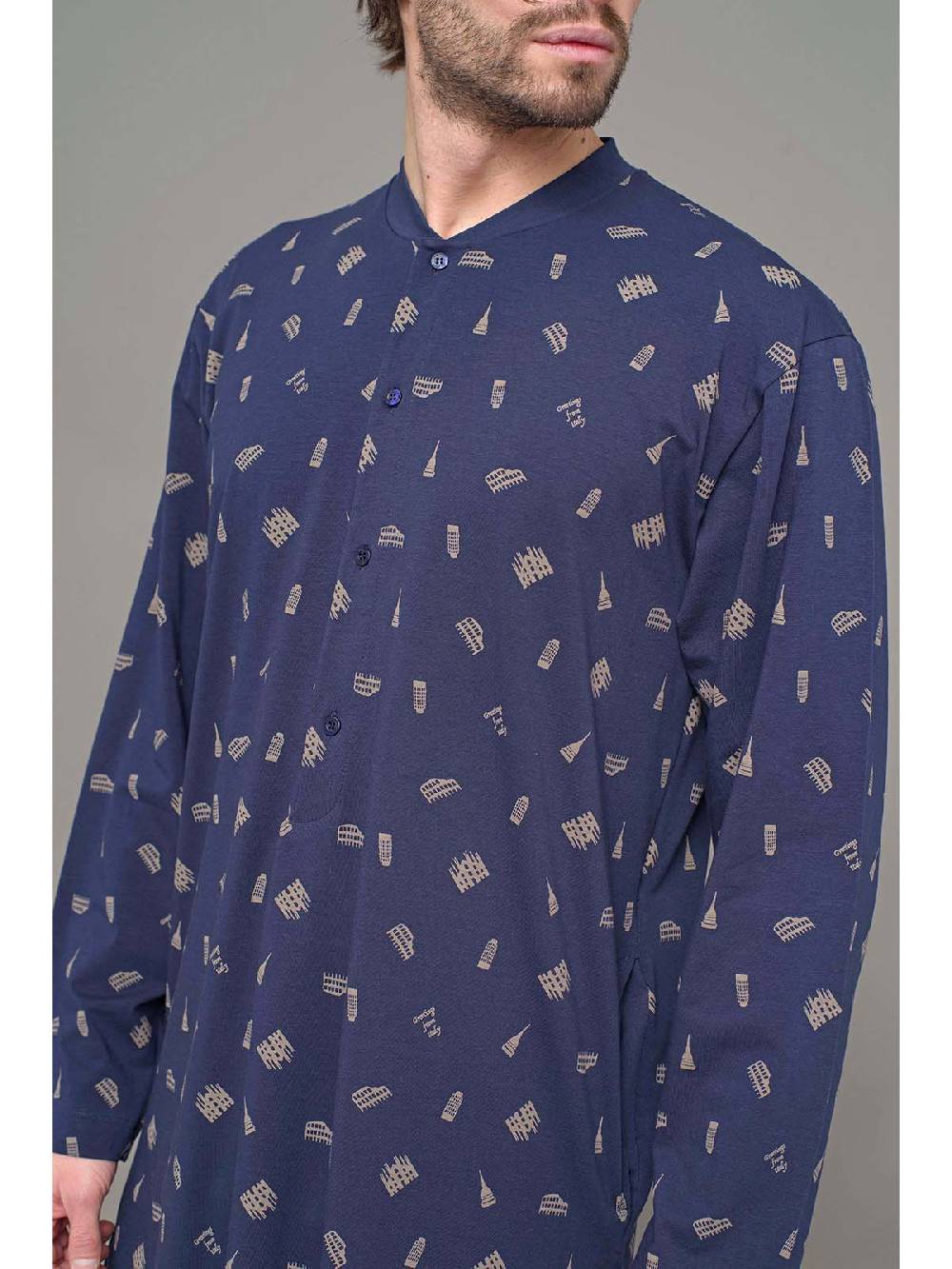 Julipet Camicia da notte in morbido interlock di puro cotone Offerta esclusiva