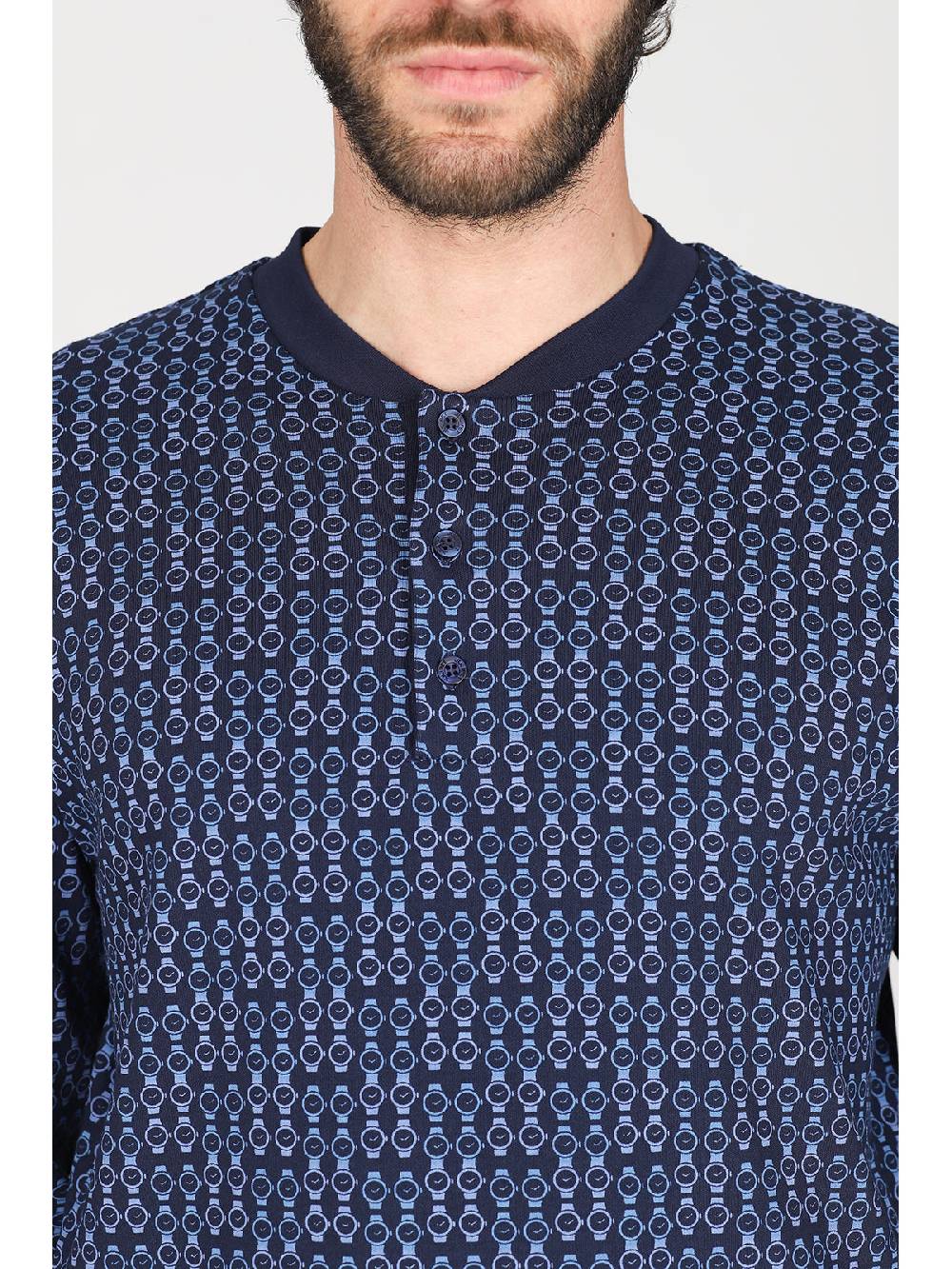 Julipet Pigiama serafino Artist Edition, in caldo interlock di puro cotone Online Outlet