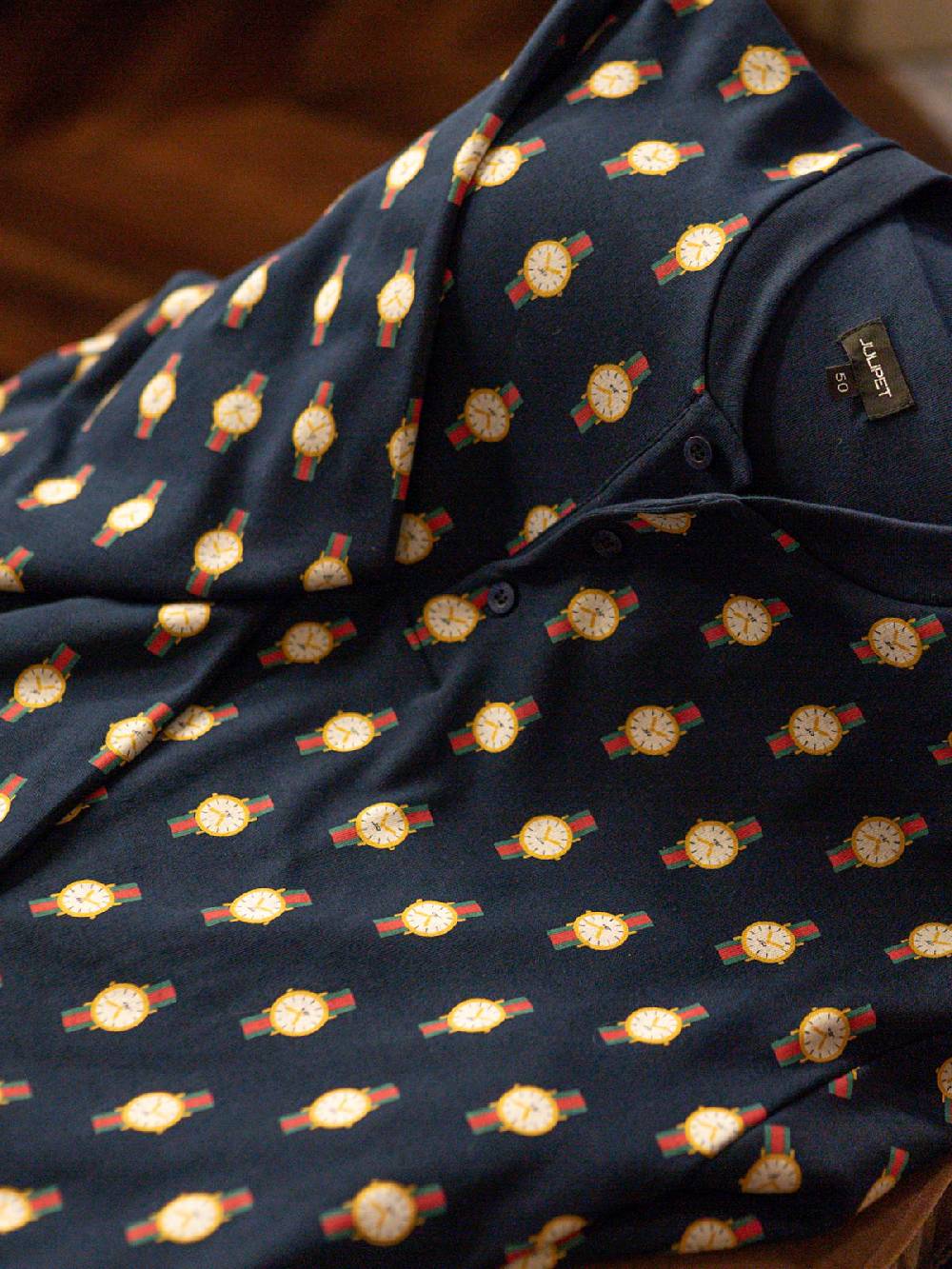 Julipet Pigiama serafino Artist Edition, in caldo interlock di puro cotone Nuovi prodotti