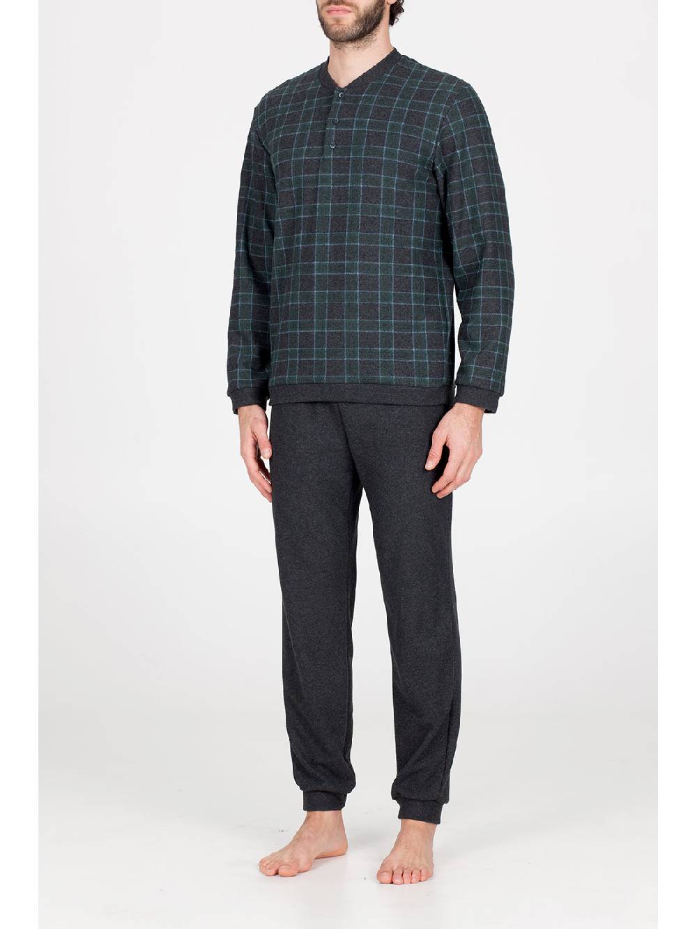 Julipet Pigiama in caldo jacquard di cotone Only for today