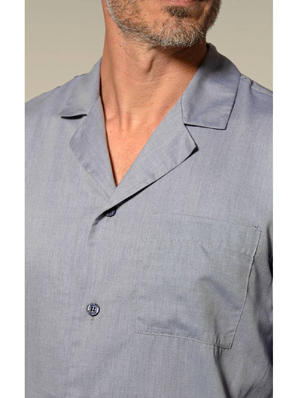 Julipet Pigiama aperto in tessuto twill lyocell e cotone Soddisfazione Garantita