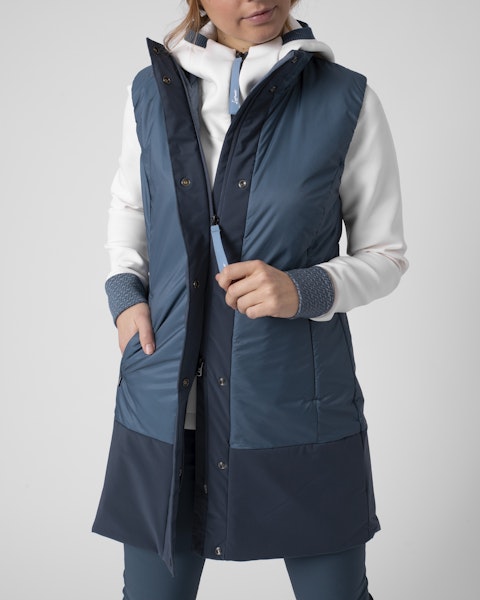Lamunt ELENA GILET LUNGO IN CASHMERE Sconto