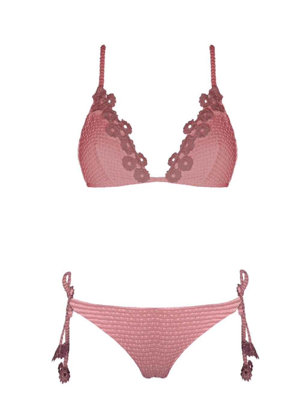 Olivia Gold Reggiseno triangolo fisso + Slip a vita bassa Sottocosto