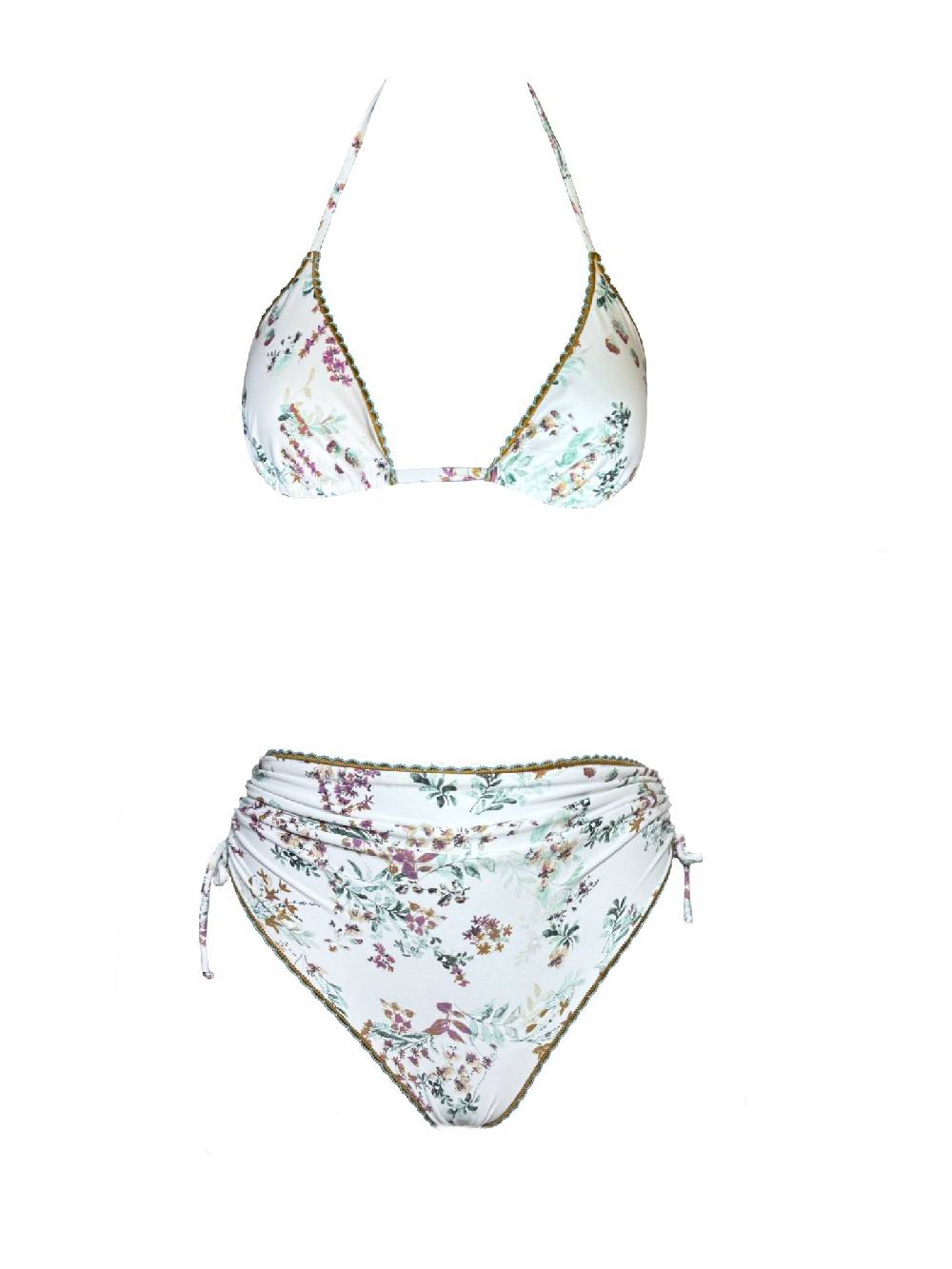 Olivia Gold Reggiseno a triangolo + Slip a vita alta Economico