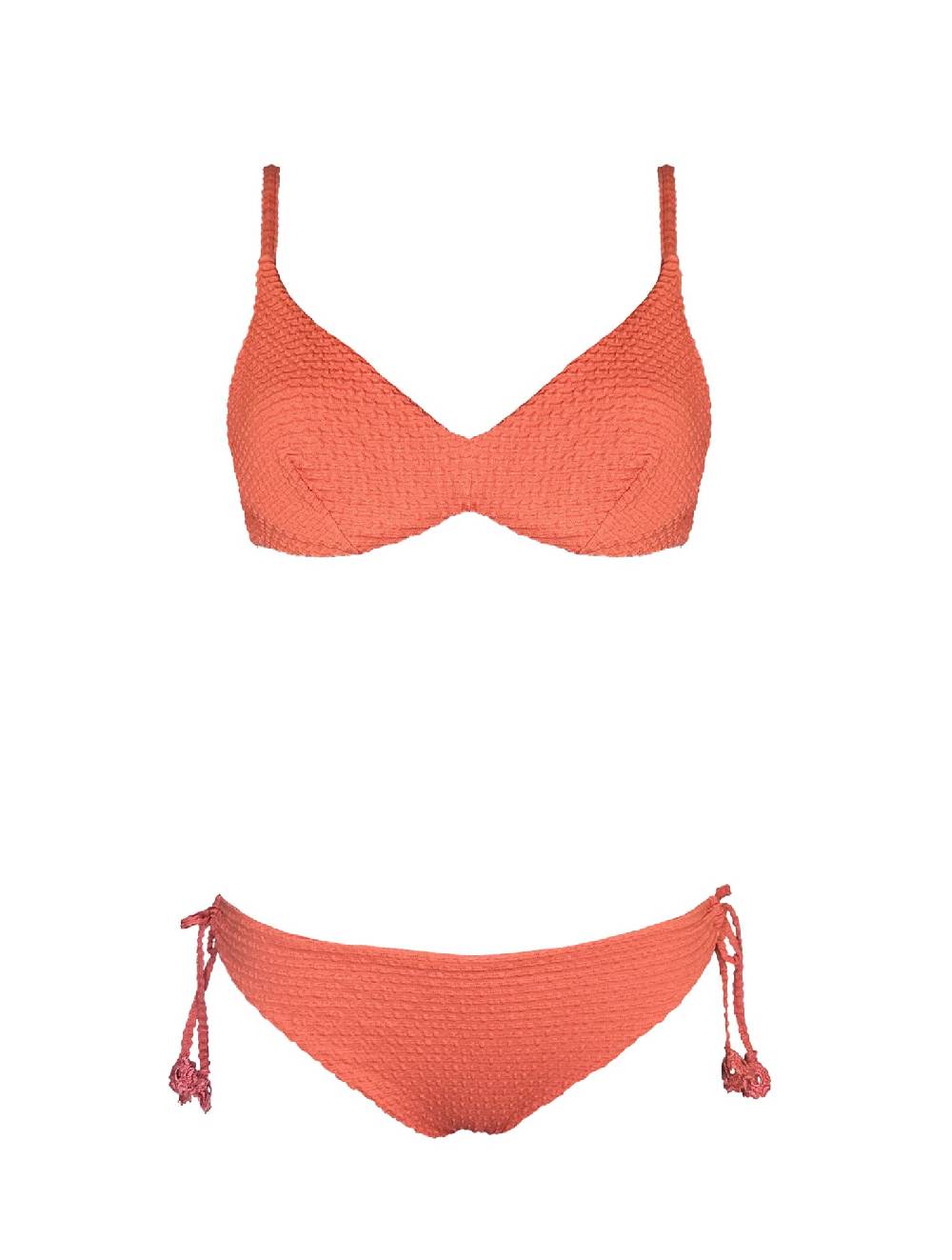 Olivia Gold Reggiseno balconcino + Slip con coulisse In Vendita