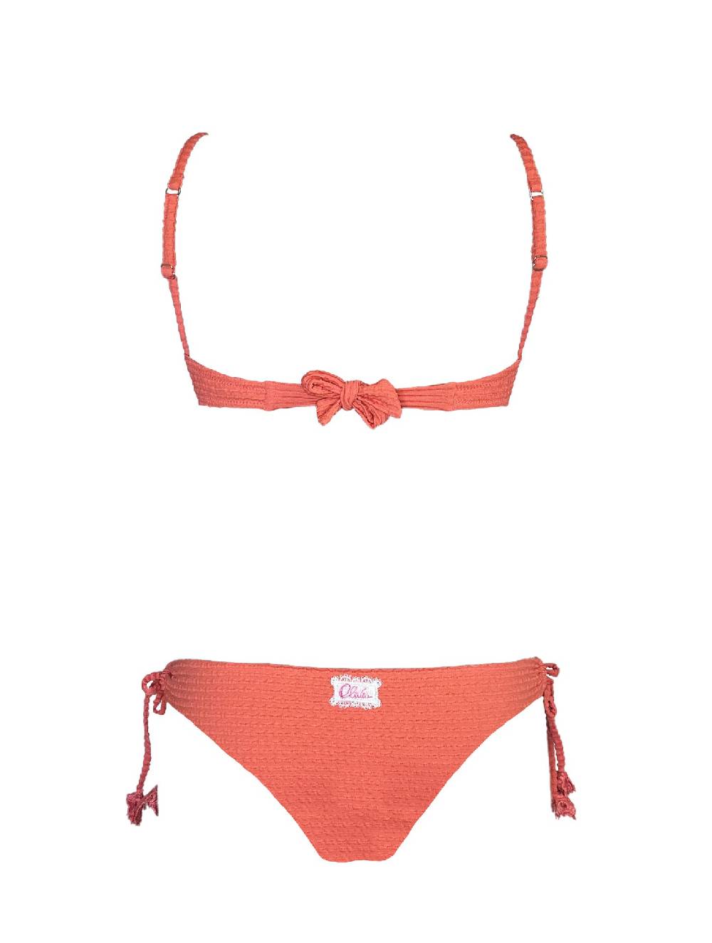 Olivia Gold Reggiseno balconcino + Slip con coulisse In Vendita