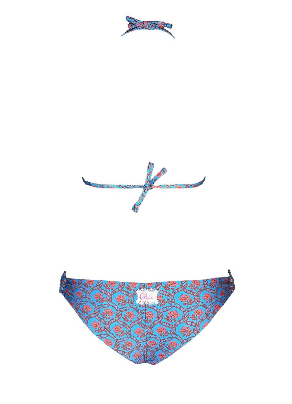 Olivia Gold Reggiseno triangolo + Slip con accessori Saldi Di Fabbrica