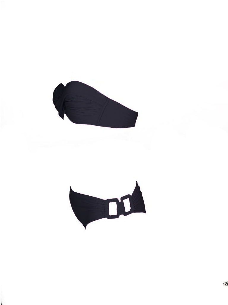 Olivia Gold Reggiseno a fascia + Slip con accessorio 2025