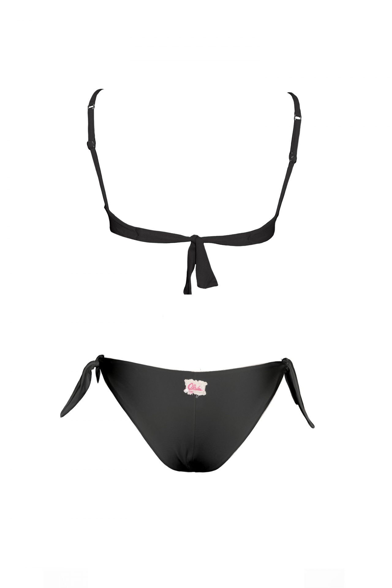 Olivia Gold Reggiseno canotta + Slip a vita bassa con fiocchi Promozione Limitata