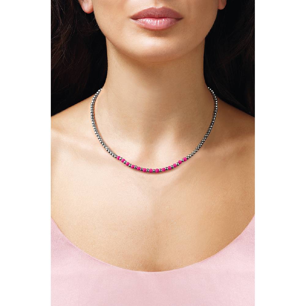 Opsobjects SANDY collana silver con smalto colorato Italy