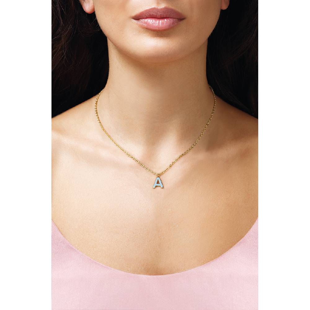 Opsobjects COLOR LETTER collana con smalto colorato 2025