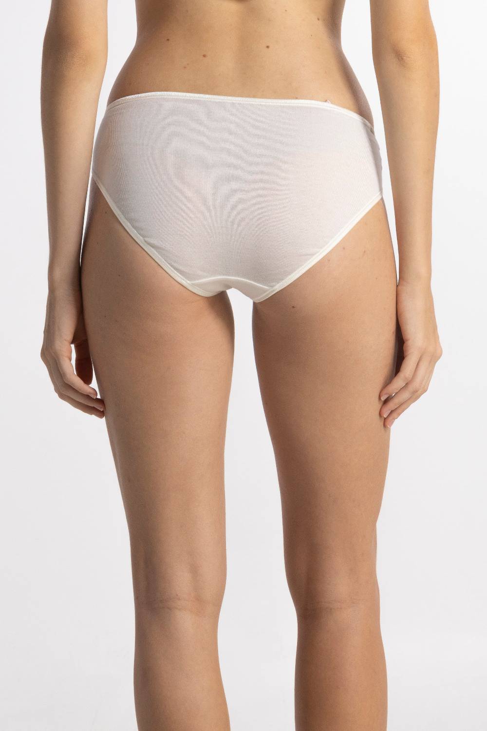 Oscalito Filoscozia Slip vita media con bordo in raso 16123 Prezzo Ridotto
