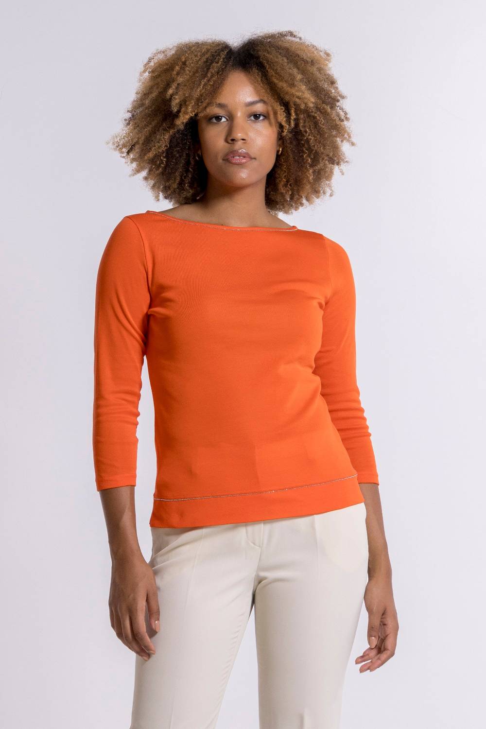 Oscalito Maniche 3/4 Donna 100% Cotone 3176M Moda