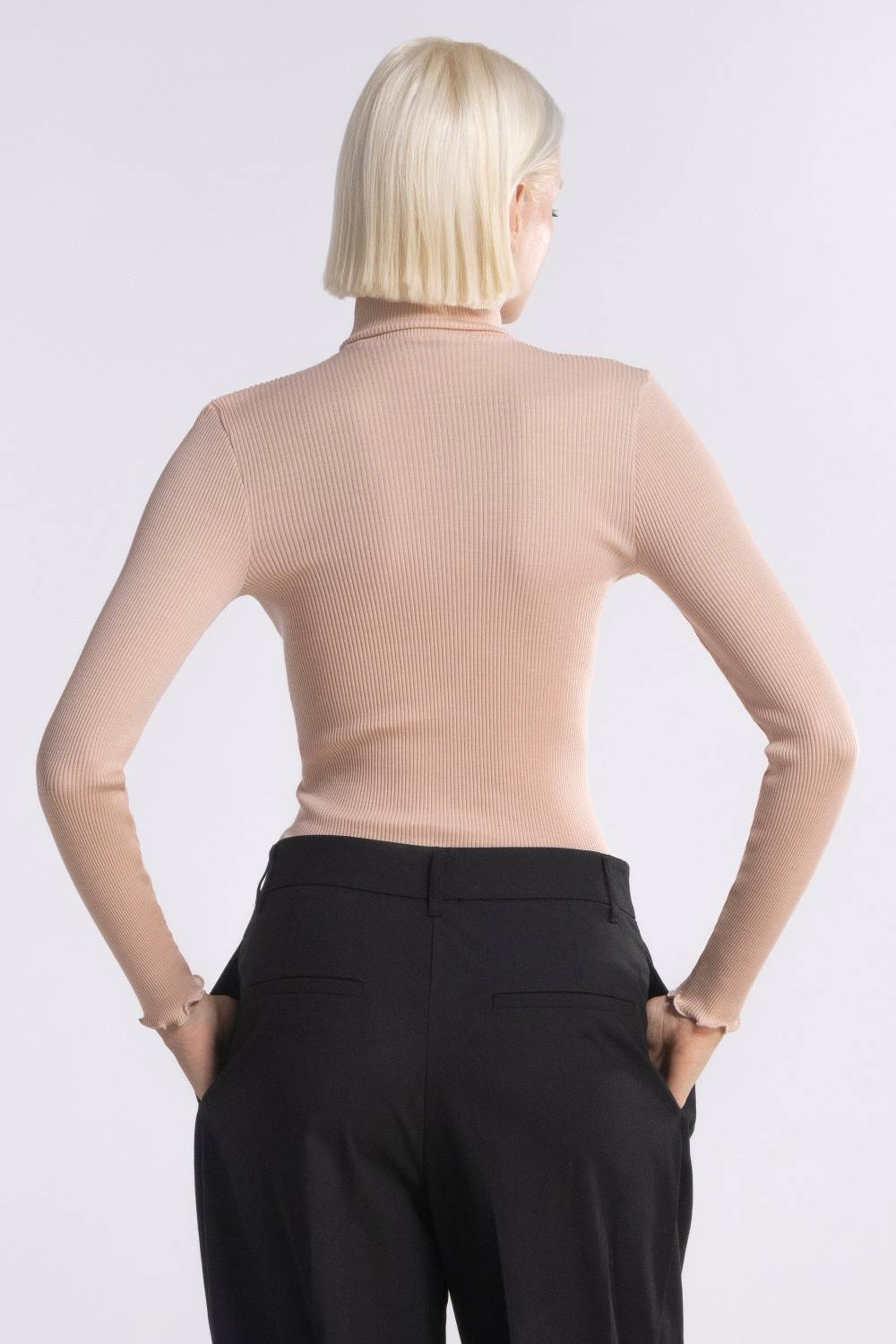 Oscalito Maglia Dolcevita a Maniche Lunghe in Lana e Seta 3438 Sottocosto