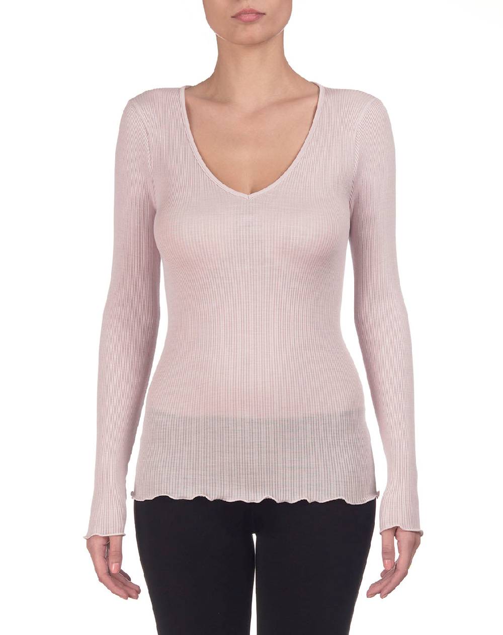 Oscalito Maglia maniche lunghe scollo a V 3486 In Vendita