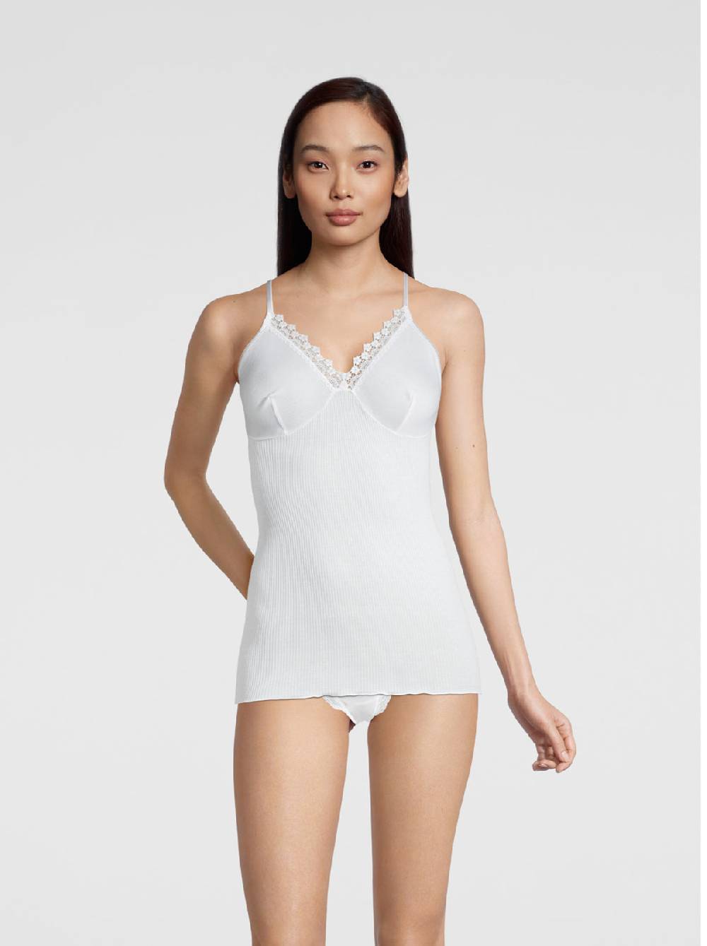 Oscalito Filoscozia Top Reggiseno Forma Pizzo Macramè 418 Consegna Veloce