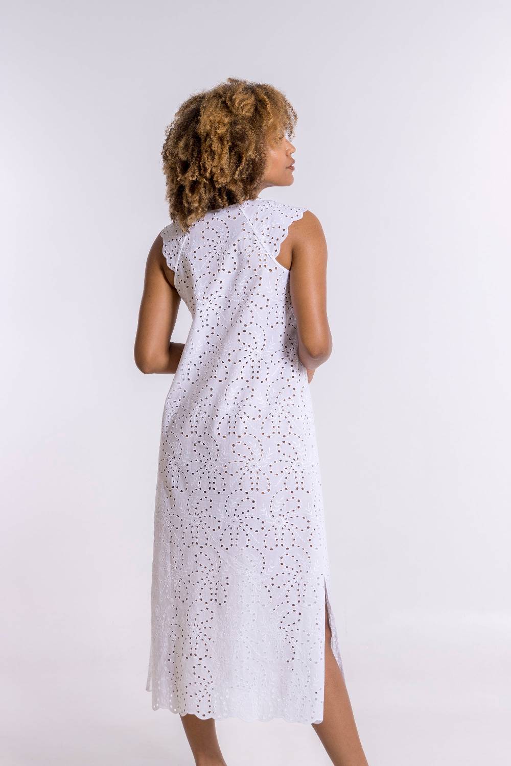 Oscalito Abito Lungo Donna 100% Cotone 6518 In Vendita